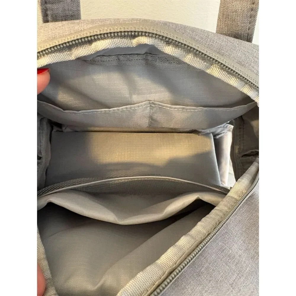 Beaspire Camera Backpack Gray with Compartments‎ & Secure Zippers